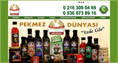 Desktop Screenshot of pekmezdunyasi.com