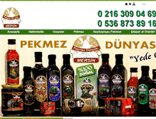 Tablet Screenshot of pekmezdunyasi.com